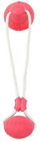 Huayeex Jouet à tirer à ventouse pour chiens, jouets de stimulation pour chien, jouets à mâcher pour chien, jeux d'ennui pour chien, anti-ennui pour jardin, dentition, rive