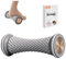 Fußmassagerolle für Plantarfasziitis, Tragbarer Gummi Massagerolle zur Linderung Fußgewölbe-Schmerzen Massager Roller for Foot Arch Pain, Heel Spur Pain, Stress Relief, Neuropathy