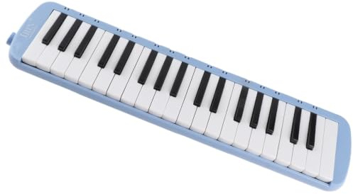 Melodica, tragbar mit 37 Tasten, Musikinstrument kompakt für Anfänger Profis Musikunterricht Heimübung Schulbildung