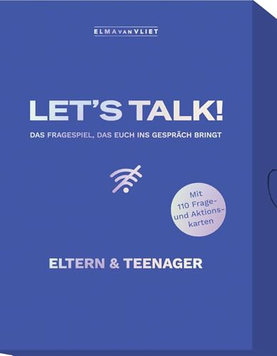 Let's Talk! Das Fragespiel, das euch ins Gespräch bringt: Eltern und Teenager | Konversationsspiel, um spielerisch mit Teenagern ins Gespräch zu kommen