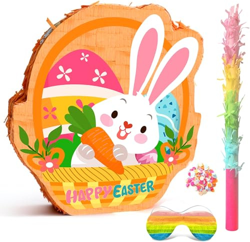 Osterhase Deko,13.8'' x 16'' Osterdeko Pinata Ostergeschenke Osterdeko Outdoor Osterdekorationen