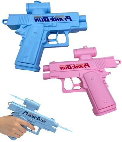 UEAVOID 2 Stück Streich-Wasserpistole, Prank Artikel, Wasserpistole Rückwärts, Klein, Spritzpistole, Ideal für den Sommer, Pool, Strand und Streiche