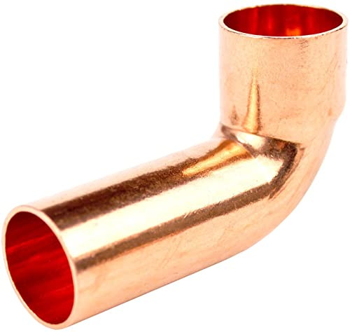 15mm Long Tail Street Elbow - 90 Degree End Feed - Bag of 2