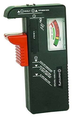 Xiton Mercury Batterietester für AA, AAA, PP3 und Knopfzellen