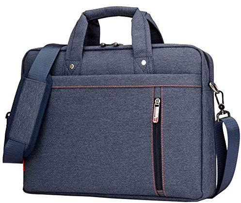 HotYou Sacoche en Ordinateur Portable, Serviettes Anti-Chocs avec Multi-Fonctionnel Sac à 17 pour Tablette/PC Ordinateur Portable/Chromebook/Macbook/Ultrabooks, Version 2 Bleu