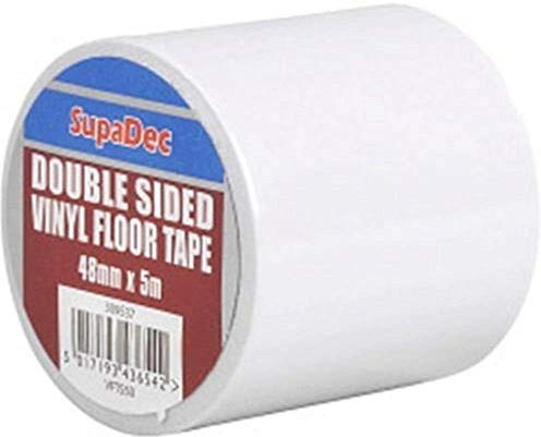 3X Double Sided Vinyl Floor Tape 48mm x 5m