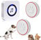 ChunHee Wireless Campanello per Cani Cane/Campanellino Animali Domestici/Funzionamento a 500 Piedi con IP55 Pulsante a Sfioramento Impermeabile 52Melodie 5Livelli di Volume Flash LED