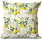 Gamoii Sommerfrucht Zitrone Kissenbezüge Zierkissenbezüge Leinen Kissenbezug Pillow Case Kissenhülle Mode Dekokissen Bezug mit Reißverschluss für Auto Büro Dekor White 45x45cm
