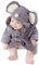 TEDD Boys Bathrobes for Girls Unisex Baby Hooded Dressing Gown Fluffy Pyjamas Toddler Mouse Animal Printed Nightgown for Kids Age 1-6 Years (4-5 Years)