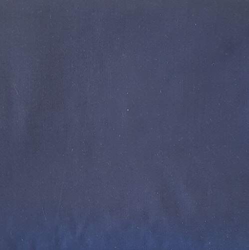 100 % bomull, enfärgad, bomullstyg, barntyg, metervara, hantverk, sömnad, tyg (safirblå, 50 x 160 cm (13,98/m))