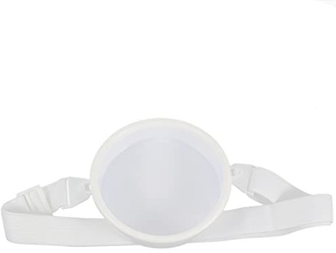 Milisten Ostomy Duschschutz Stoma Ostomy Wasserdicht Badewannenabdeckung Silikon Ostomy Gürtel Duschschutz für Dusche Praktischer Wundschutz Weiß