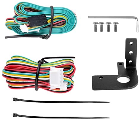 Euroharry Halterung mit Kabel für BL Touch, Halterung für BL Touch 3D-Druckerzubehör Halterung aus Aluminiumlegierung für BL Touch für 3D-Drucker als Ersatz für Ender 3