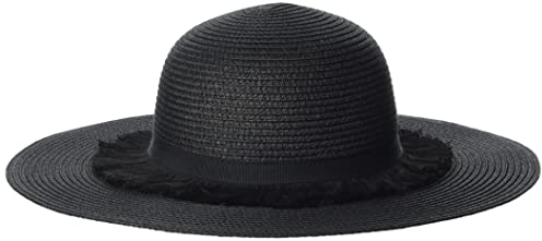 Emporio Armani Women's Hat Fringes Hat Hat, Black, 58