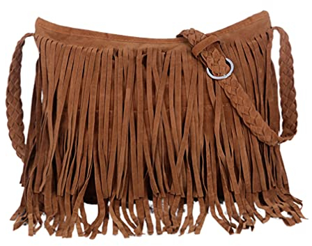CALLARON Fransen Handtasche Wildleder Modische Quastentasche Umhängetasche Mit Fransen Umhängetasche Mit Umhängetasche Umhängetasche Mit Quaste Fransen Tasche Ledertasche Mit Quaste