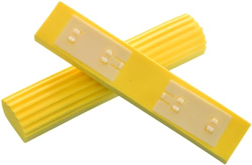 HORECANO 3X Butterfly universal 28cm PVA Ersatzschwämme für Wischmopp Kopf Nachfüllpack Gelb