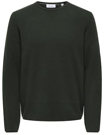 Only & Sons Herren Onseric Reg 12 Struc Crew Knit Strickpullover (1er Pack)