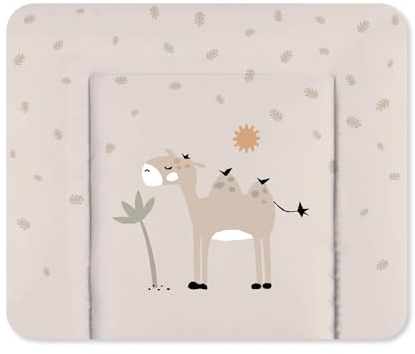 Julius Zöllner Wickelauflage Softy 85x75 cm - Wickelunterlage - wasserdicht und abwischbar - Made in Germany – Oeko-Tex Standard 100 – Savanne beige