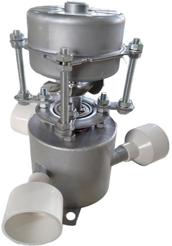 Generador hidroeléctrico de 220 V, generador hidroeléctrico de turbina Horizontal de 1000 W, sin Base de Montaje, se Puede Utilizar para Suministro de energía Temporal en áreas remotas Caudal de Agua