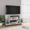 CKioict TV möbel DVD Schrank Wohnzimmer Möbel TV-Schrank mit Rollen Hochglanz-Weiß 80x40x40 cm HolzwerkstoffFür Wohnzimmer und Esszimmer
