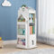 mosegor Bibliothèque à 3 étages pour enfants - Pivote à 360 ° - En bois - Avec serrure - Pour enfant - Multifonction