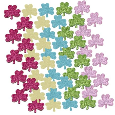 minkissy 50 Pezzi Di Accessori Per Toppe Lucide Per Decorazioni Per Il Di San Patrizio Casuale
