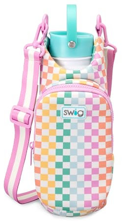 Swig Life Water Bottle Bag, Check Mate