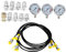 Kit per Test della Pressione Idraulica, Kit per Test della Pressione Idraulica Portatile Manometro Idraulico Tester per Apparecchiature Idrauliche Strumento per Test della