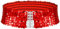 Pailletten Breite Gürtel Damen Metall Schnallen Glänzender Taillengürtel(Rot,1 Pcs)