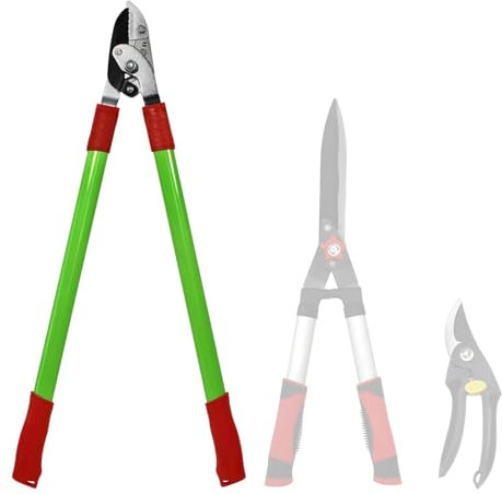 BOOMET Astschere · 72 cm lang mit Amboss Klinge und Antihaftbeschichtung für frisches und trockenes Holz in ihrem Garten