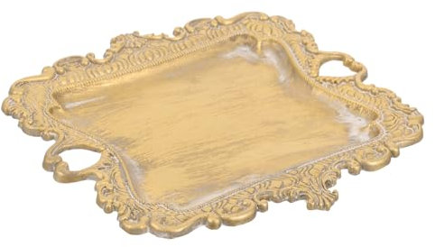BESPORTBLE Vassoio Per Vintage Metallo Organizzatore Per Accessori Per Comò Design Pratico e Facile
