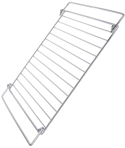 Verstellbarer Grillrost aus Edelstahl, 1 Stück für Gemüse und Gasgrills | Outdoor Barbecue und Camping Barbecue, Fein Poliert, Leicht und Tragbar, Rostfrei für Einfache Reinigung