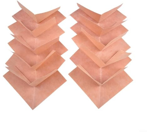 ZiStarlilife Confezione da 4/10 membrane per serbatoio, impermeabili, per angoli interni, per bagno, doccia, bagno turco, vasca da bagno, lavandino, cucina, 14 x 14 x 5 cm (10 pezzi all'esterno)