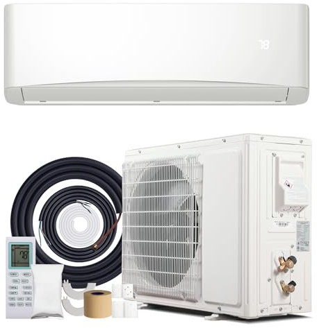Nexaro 12000BTU Mini Split Air Conditioner& Heater, 17 SEER2 𝟏𝟏𝟓𝐕 Wall-Mounted AC Unit Cools Rooms up to 750 Sq. Ft, Energy Efficient Inverter AC with Heat Pump