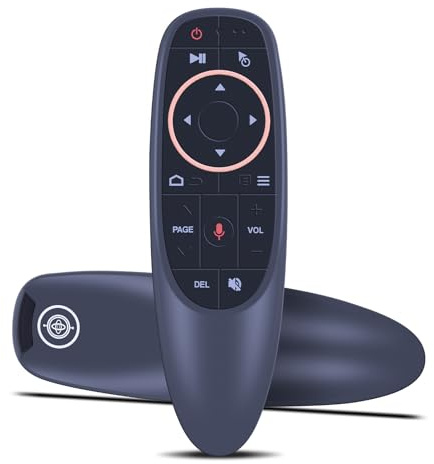 Snrigw G10S Air Mouse Fernbedienung 2,4-GHz-Bluetooth-Fernbedienung, kabellose Tastatur Air Mouse für Smart TV, PC,für Google Android TV Box
