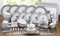 Waterside - 80 Piece Grey Heart Combo Set