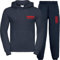 Kapuzen-Jogginganzug Navy, Feuerwehr ATEMSCHUTZ rot XXL