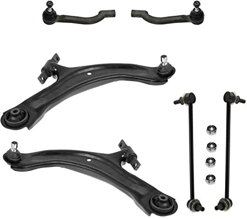 2x Querlenker 2x Koppelstange 2x Spurstangenkopf Vorderachse für Renault Koleos HY