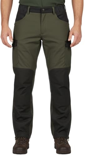 Game Technical Apparel Mens Forrester Hunting Hiking Breathable Water Repellent Trousers - HB402 (38W) Green