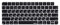 XSKN Tastaturabdeckung aus Silikon für Apple iMac M1 Chip Magic Keyboard mit Touch ID A2449 mit Sperrschlüssel A2450 Tastatur (US-Version, Russisches Schwarz)