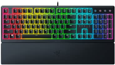 Razer Ornata V3 - Flache Mecha-Membran-Gaming Tastatur (Hybrid Mecha-Membran-Switches, Magnetische Soft-Touch-Handballenauflage) QWERTY US-Layout | Schwarz