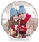 witfox Runde Personalisierte Wanduhr mit Foto Text – personalisierte Uhr Deko, Digitale Wanduhr mit Halterung Für Schlafzimmer, Wohnzimmer, Küche – Holz 40,6 cm