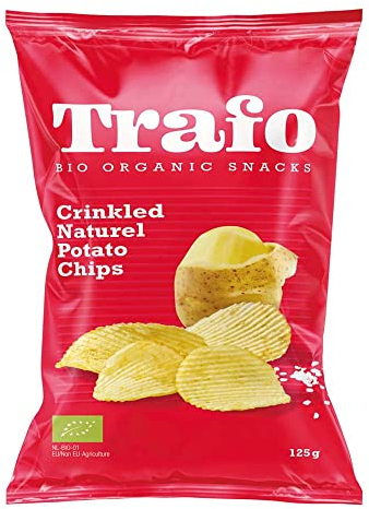 Trafo Potato Chips, Wellenchips Natural, 125g (1x125g)