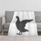 YINGD Flanell-Decken für Bett, Shadow of Duck, Gans zum Duschen, weiche Überwurfdecke, strukturierte, weiche Fleecedecke, 150 cm x 125 cm