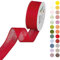 Halbach Seidenbänder Geschenkband | Breite 40mm Länge 25m | Schleifenband made in Germany | Geschenkbänder in Vielzahl von Farben und Breiten, perfekt zum Verpacken und Dekorieren, Farbe: rot