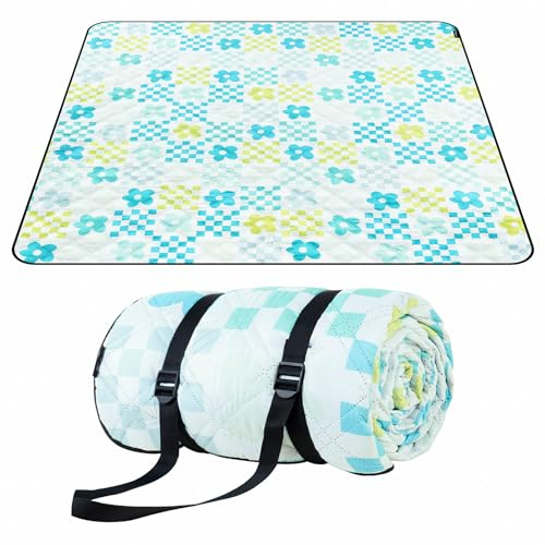 Diveblues Picknickdecke Wasserdicht & Sandfest, 200x200cm, Leicht & Faltbar, Outdoor Decke für Camping, Strand, Park, Reisen & Garten