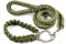Power-Leash Chrome/das Starke Hundeleine-Set für deinen Begleiter (Grün, M)