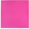 Strictly Briks Plaque de Base empilables - de qualité - Compatible avec Les Plus Grandes Marques - 25,4 x 25,4 cm - Rose