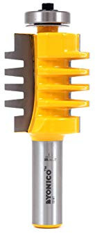Yonico 15141 1-1/2-Inch Easy Setup Finger Joint Router Bit 1/2-Inch Shank