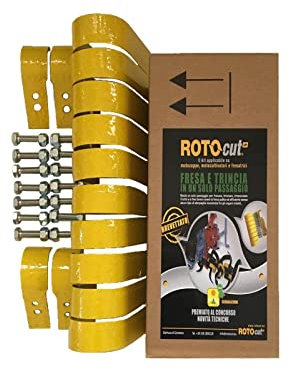 Sistema Rotocut Trincia per motozappa o motocoltivatore - 16 Lame kit mm.10