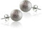 BlackAmazement 2er Set 316L Edelstahl Ohrstecker Ohrringe Kugel Ball Diskokugel 4mm - 12mm Silber schwarz Gold Damen (Farbe Silber - Ø 05mm)
